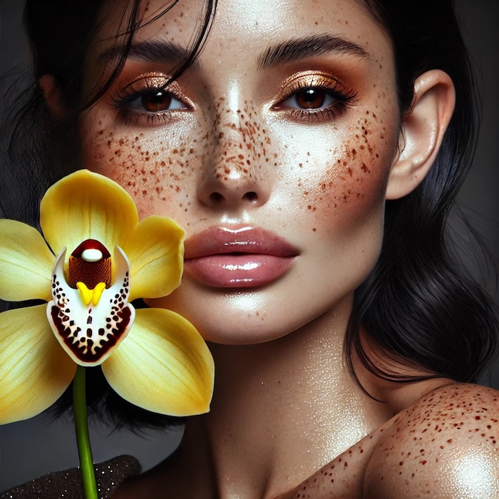 Elegant beauty salon interior with modern equipment and warm lighting